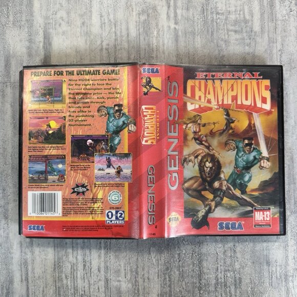 Eternal Champions (Sega Genesis, 1993) CIB with Manual Tested B - Picture 10 of 10
